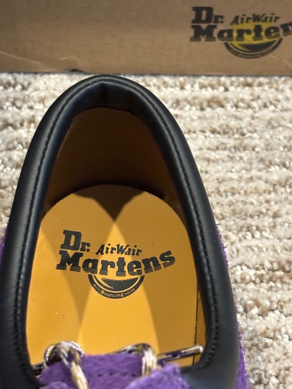 Dr. Martens 8053 Oxford Shoe - Purple Suede - RARE - Picture 7 of 8